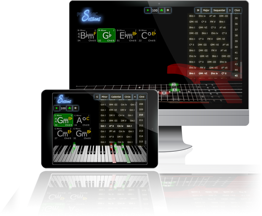 Guitar and Piano Learning Software